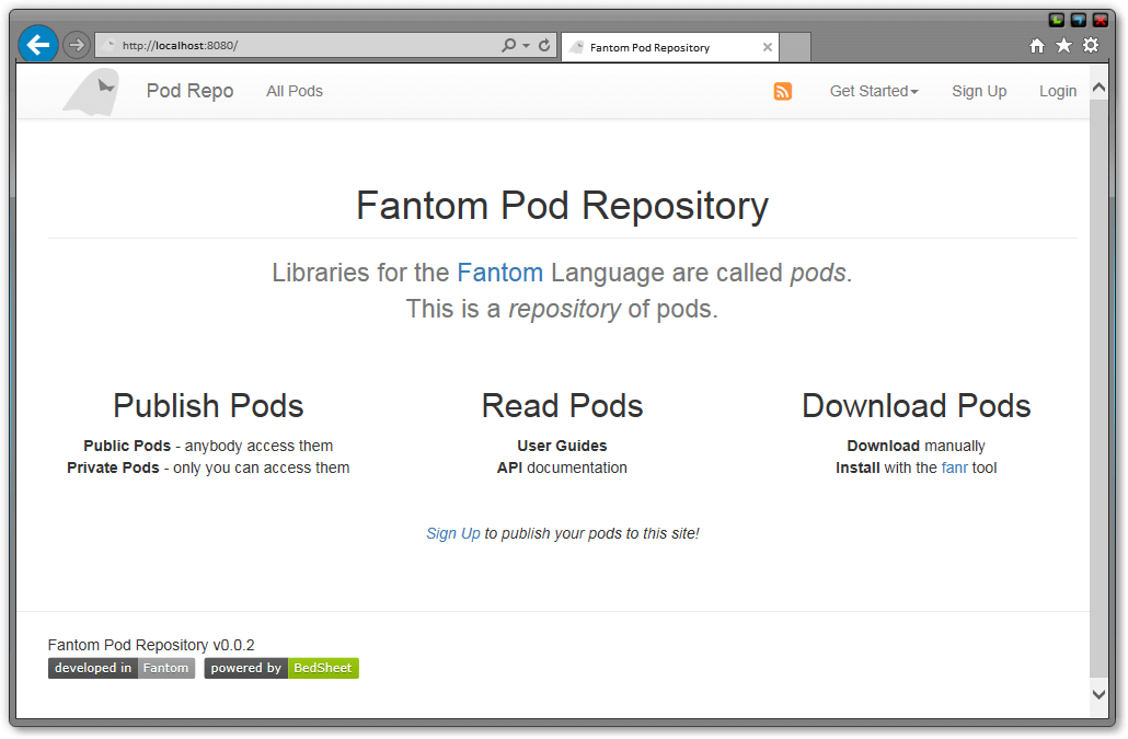 Quickstart Screenshot
